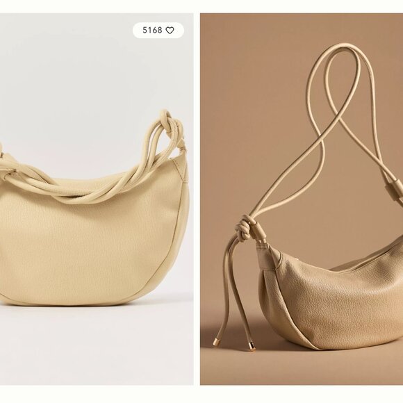 Mali + Lili Convertible Sling Bag in Brown Motif (Anthropologie) - Picture 3 of 6